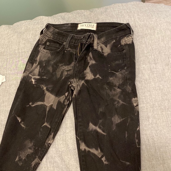 TEXTILE Elizabeth & James Toe Dye Skinny Jeans -24 - Picture 1 of 2